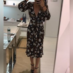 NWT Michael Kors Collection SS17 Floral Midi Dress